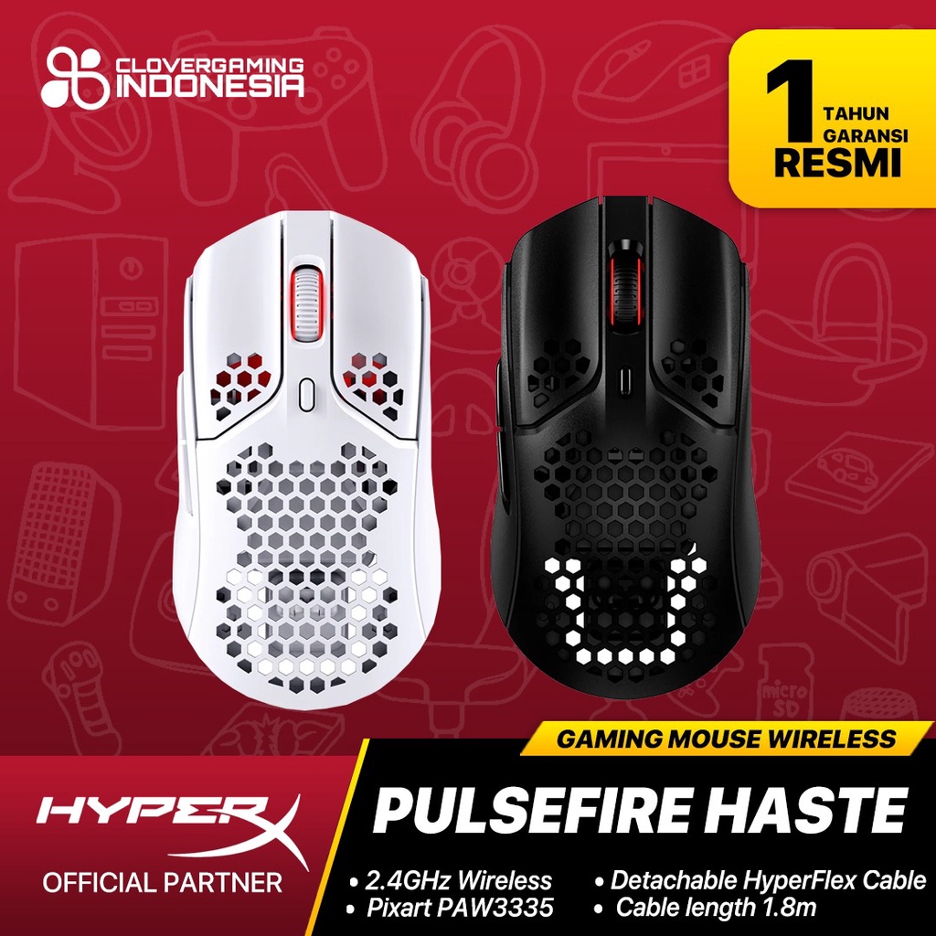 HyperX Pulsefire Haste Wireless - Gaming Mouse