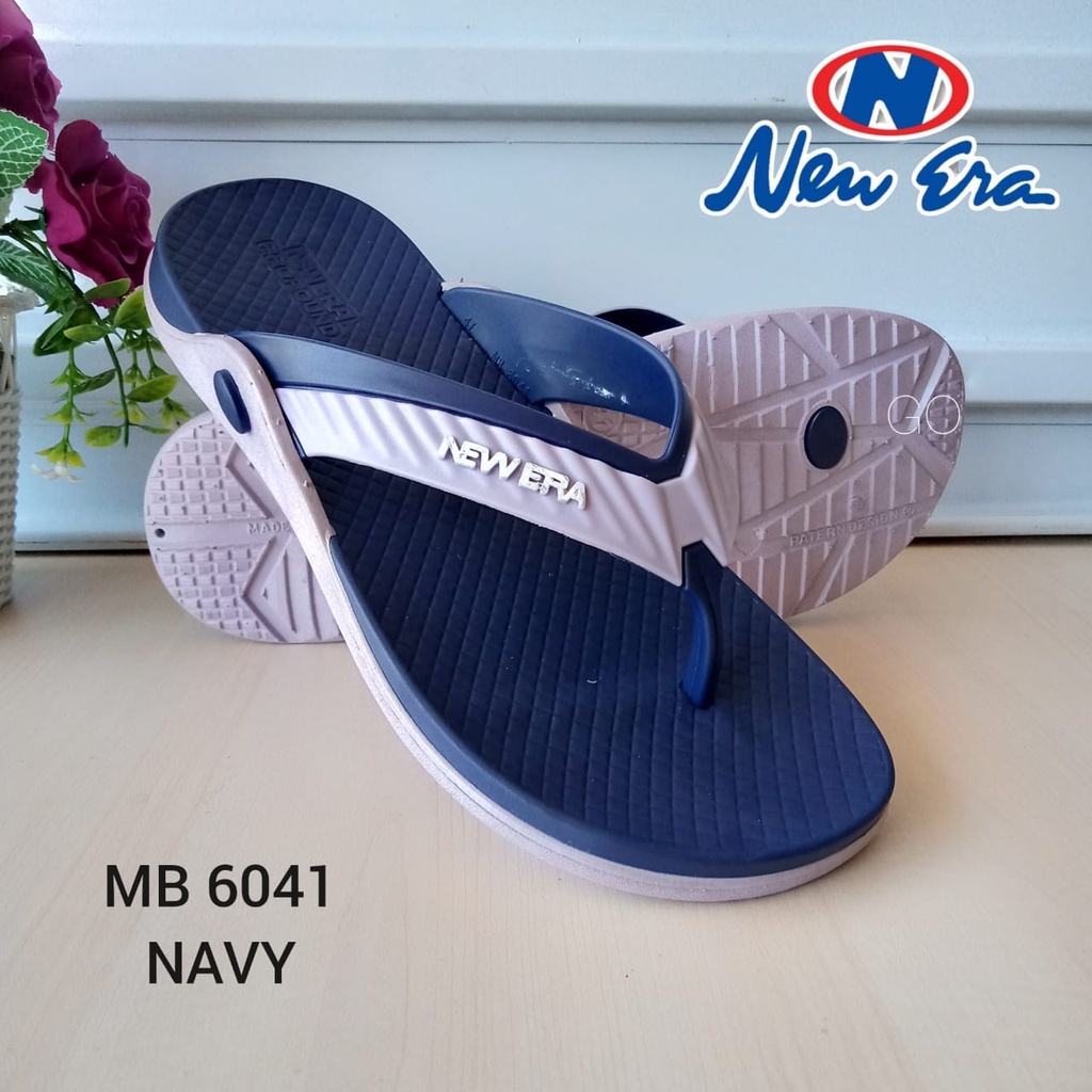 gos NEW ERA MB 6041 SANDAL JEPIT PRIA Sandal Karet Pria Distro Casual Sandal Pria Keren Terbaru