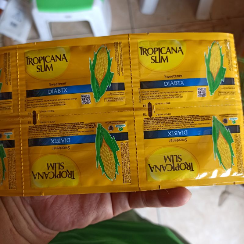 

Tropicana Slim Pemanis Alami Sachet
