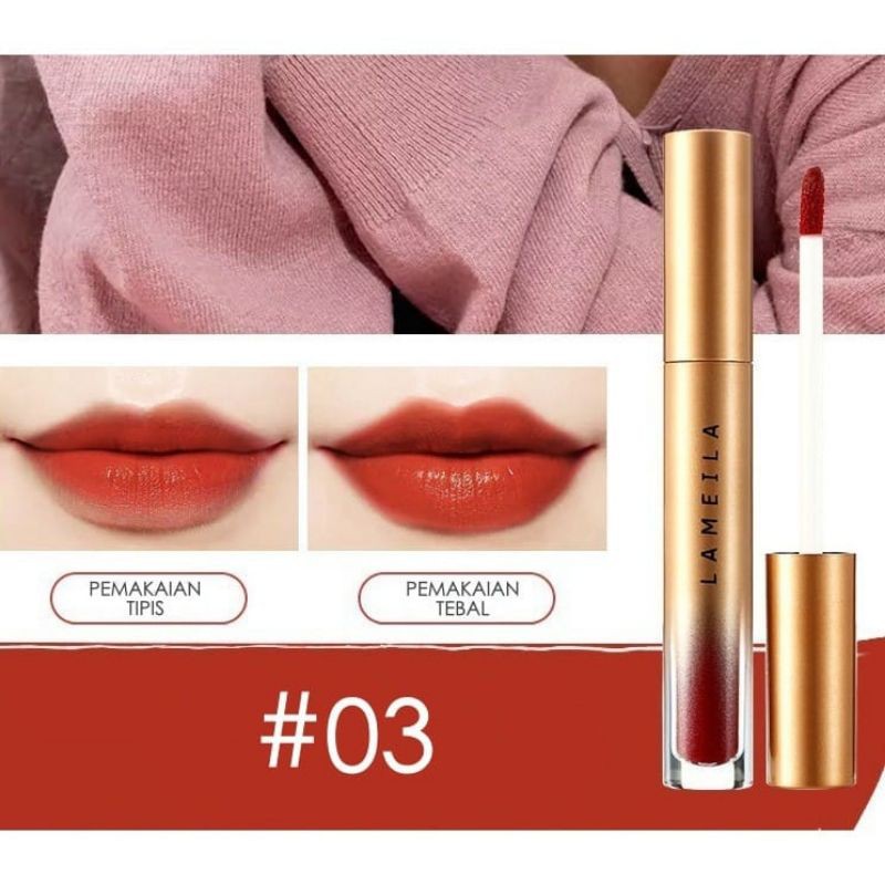 Medan Termurah Lipstick Velvet lip Glaze lipstik Lameila