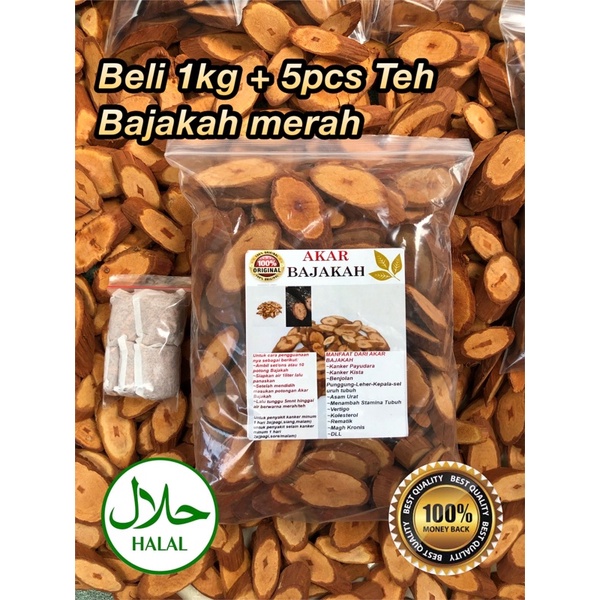 

Akar Bajakah Merah Original Asli Kalimantan 1KG+Bonus Teh 5pcs Bajakah Merah Asli Kalimantan (1kg Kering) 100%ASLI Kalimantan