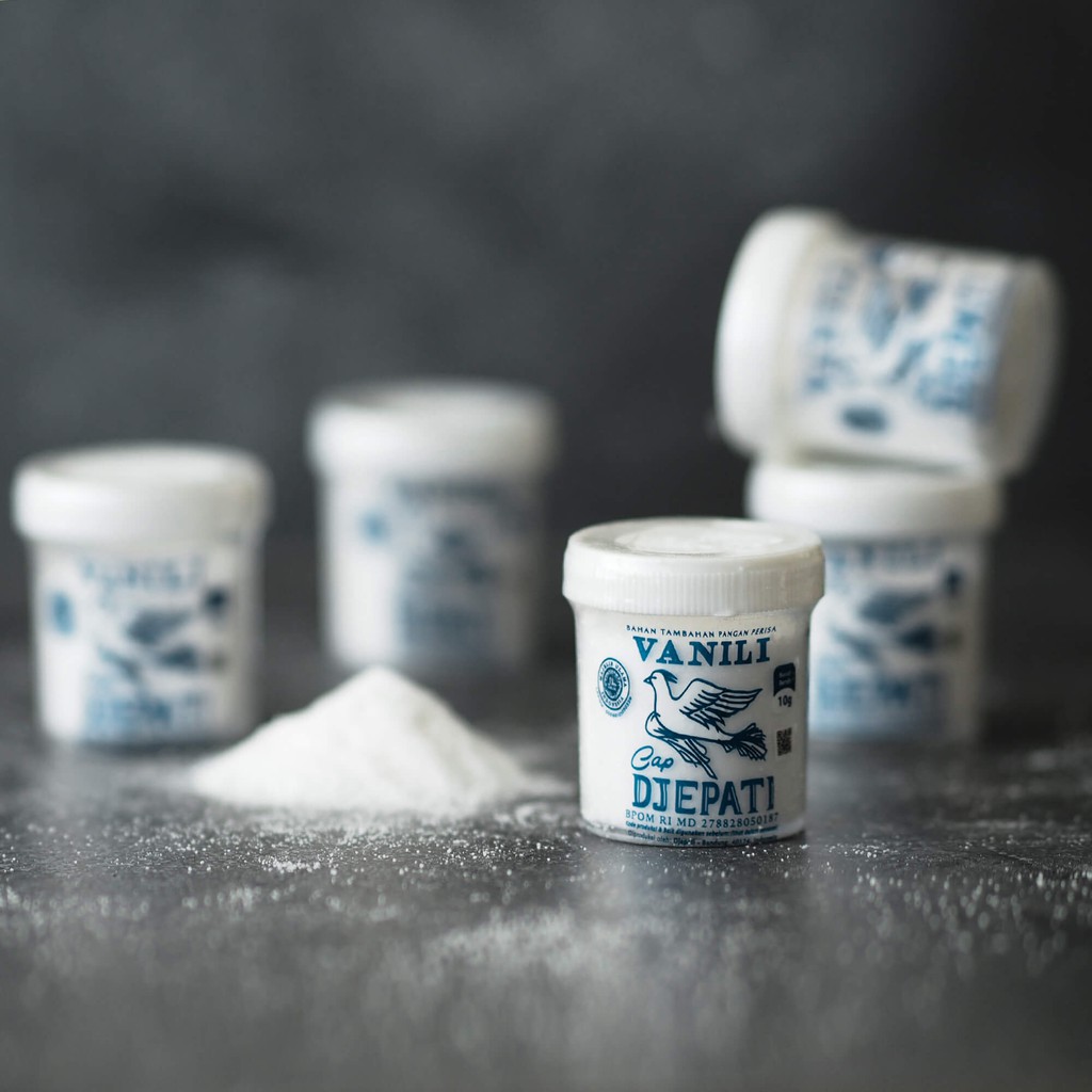 

Perisa Makanan Vanilin Ples 10 Gr Cap Djepati