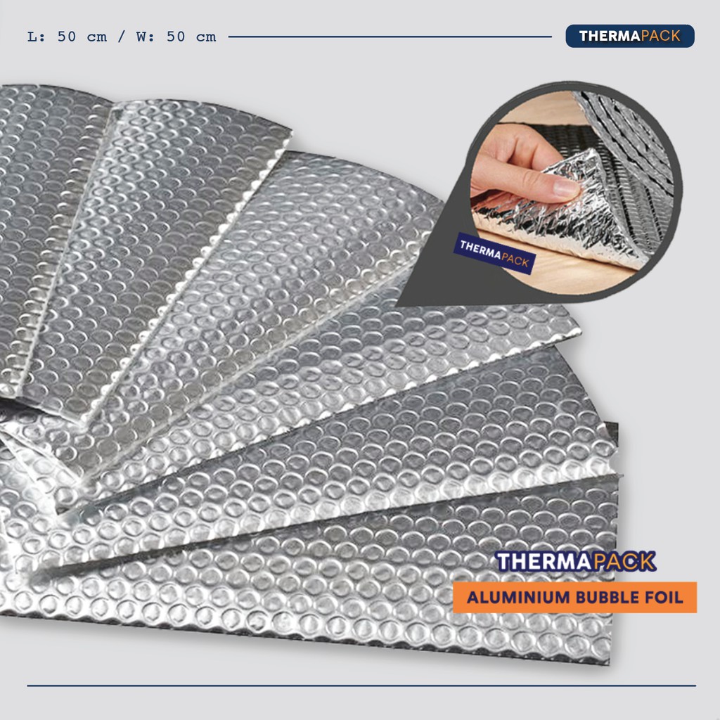 ThermaPack Aluminium Bubble Foil Sheet | Insulasi Atap | Peredam Panas