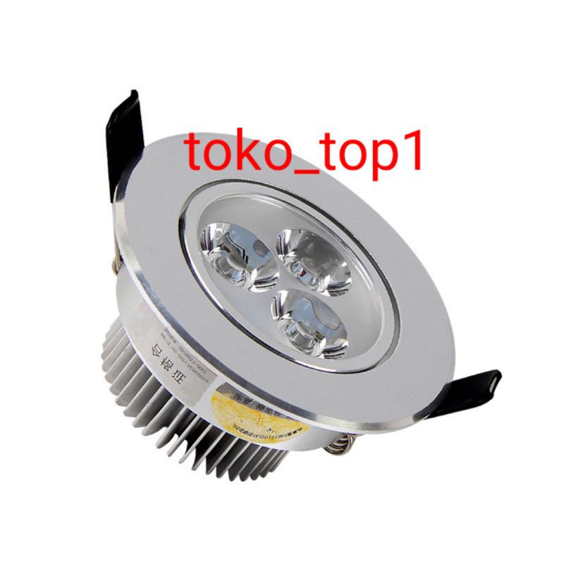 LAMPU DOWNLIGHT 3WATT 3MATA/5W 5MATA - LED CEILING LIGHT 3 WATT 3W PUTIH DAN WW