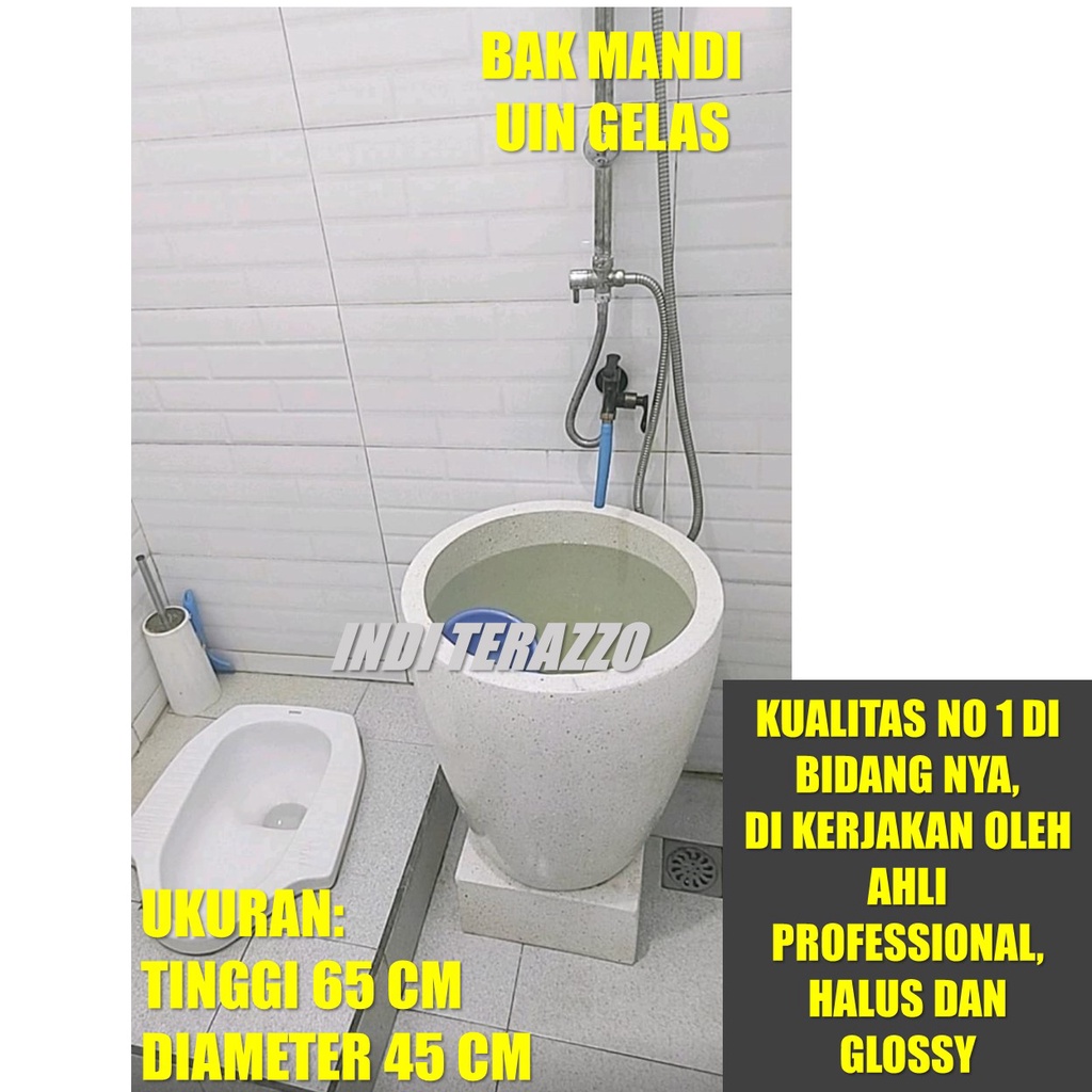 BAK MANDI TERASO GENTONG BALI - BAK MANDI TERASO MARMER - BAK MANDI BALI
