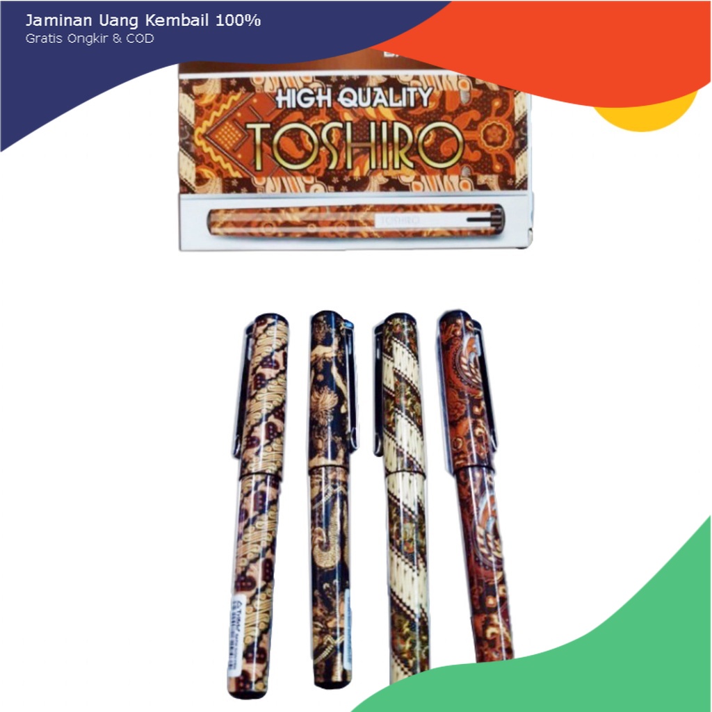 

Bolpen/Ballpoint/Bolpoin/Pena/Ballpen/Pulpen Trifelo Mini Batik Toshiro TF-344 1.0mm High Quality