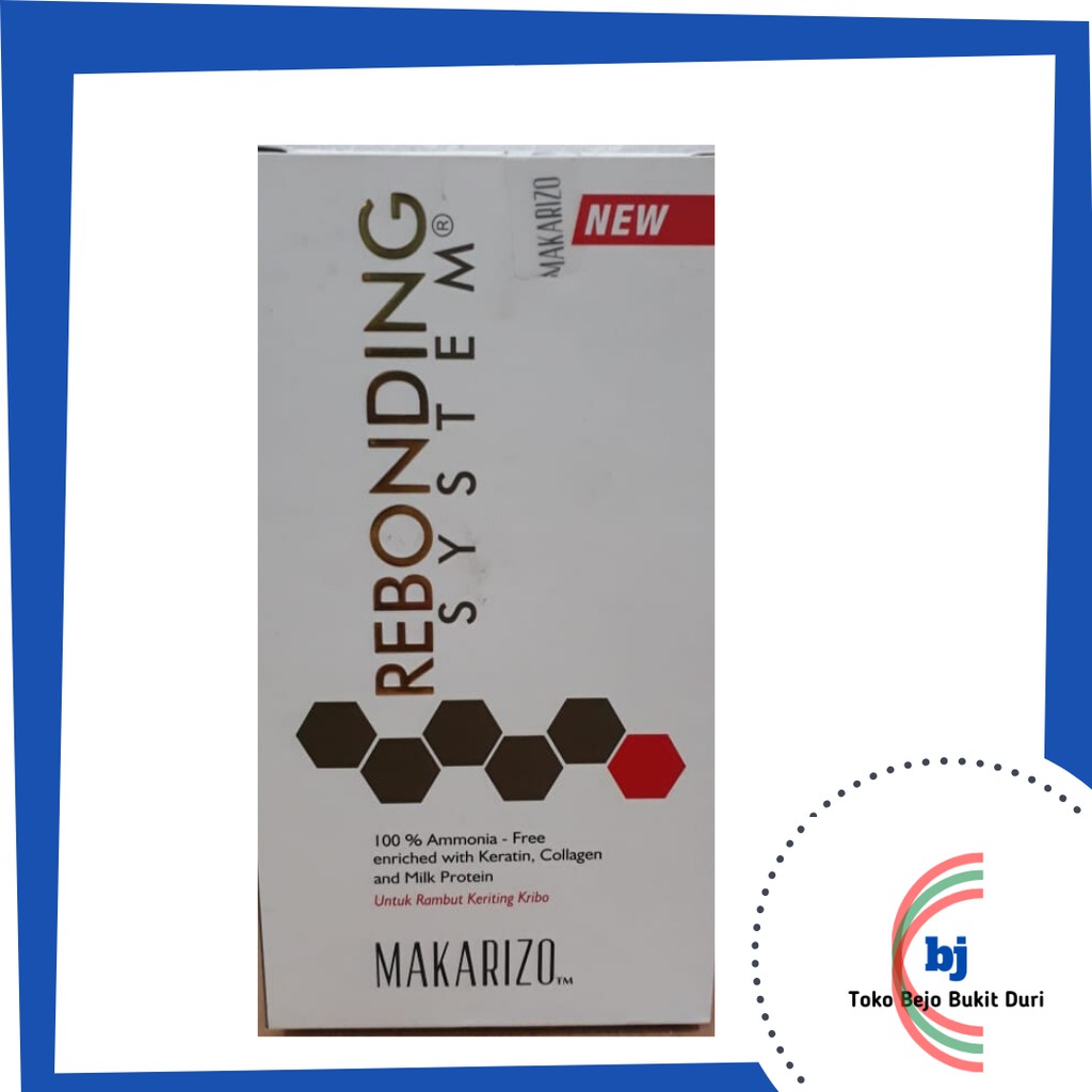 Makarizo Rebonding Crean Super Gold Pelurus Rambut Keriting