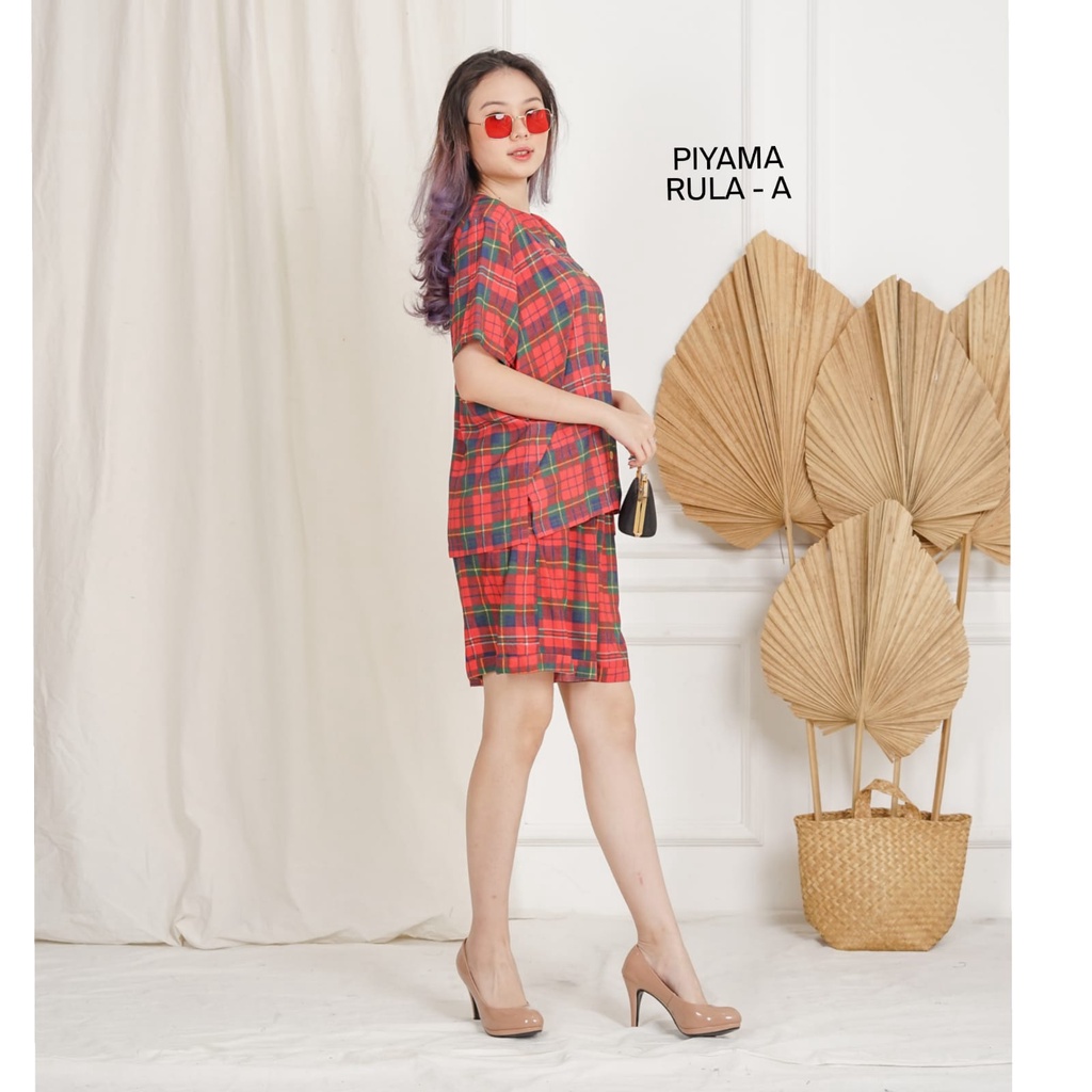 AS Setelan Piyama Kudamas Couture KMC Busui Short Piyama
