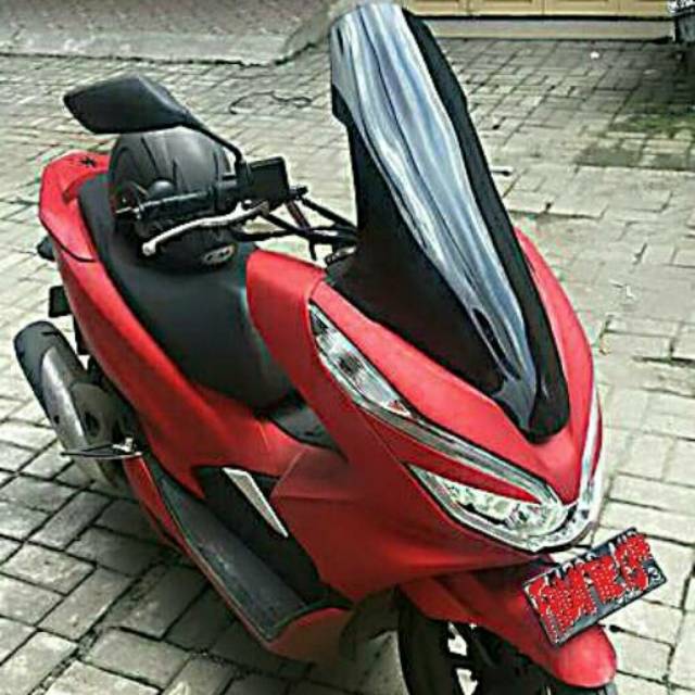 Windshield & Visor Lokal Honda PCX 2018 Tinggi