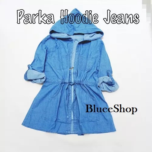 TOS  Parka Hoodie Jeans Jaket Wanita