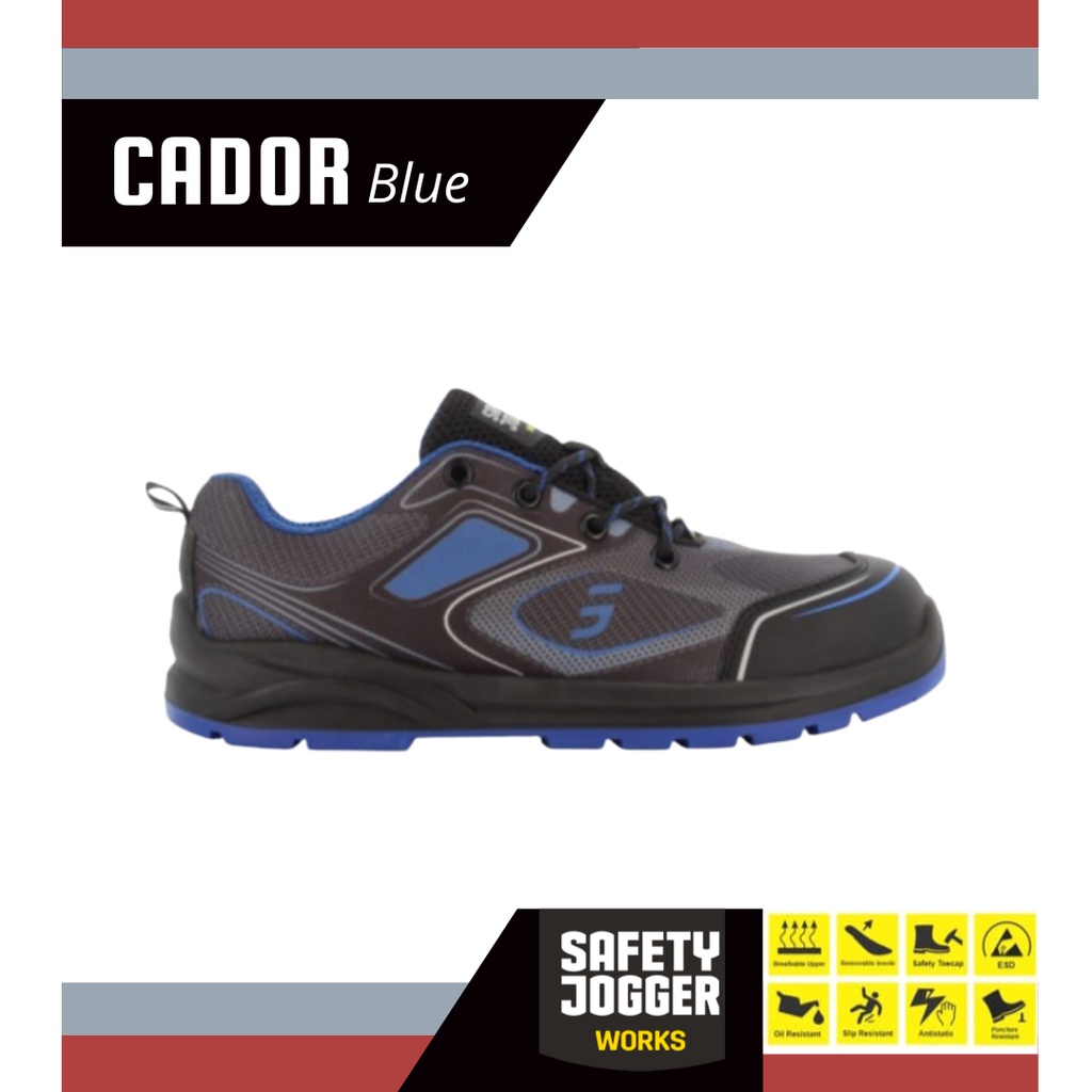 Sepatu Safety Jogger Cador Green S1P