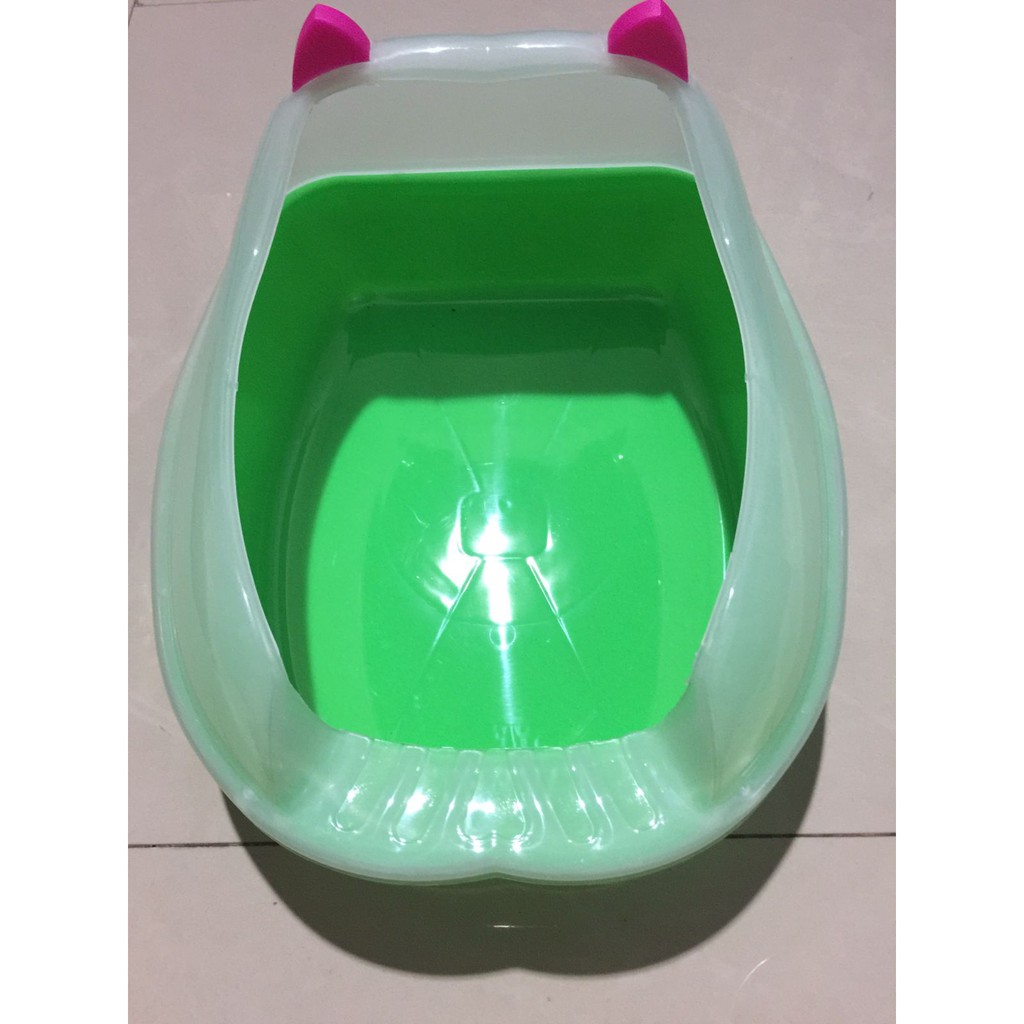 CA1857 Cat Litter Box Motif Kuping Kucing Tempat Pasir Pup KucinG