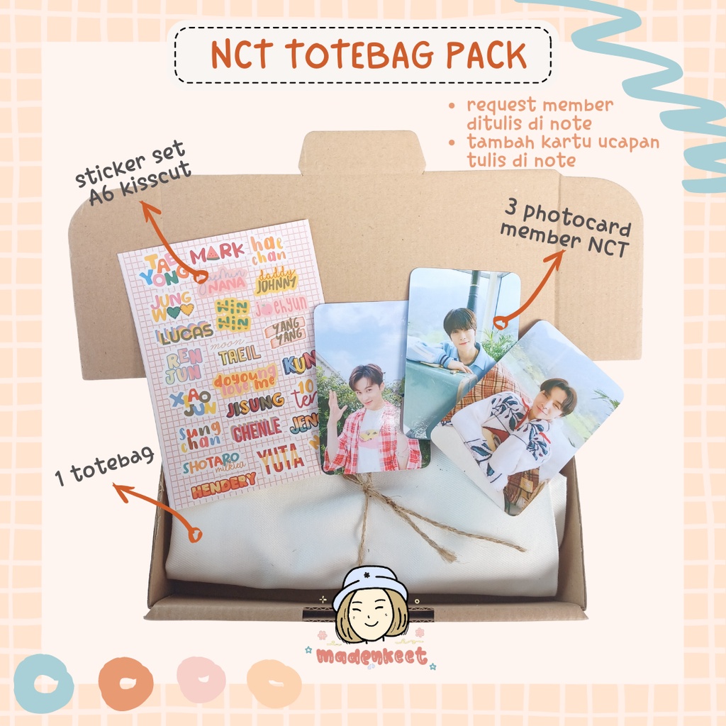 NCT Totebag Canvas NCTzen Part 1