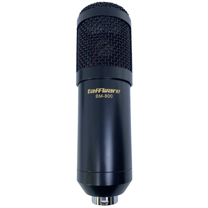 TaffSTUDIO Mikrofon Kondenser Studio dengan Shock Proof Mount