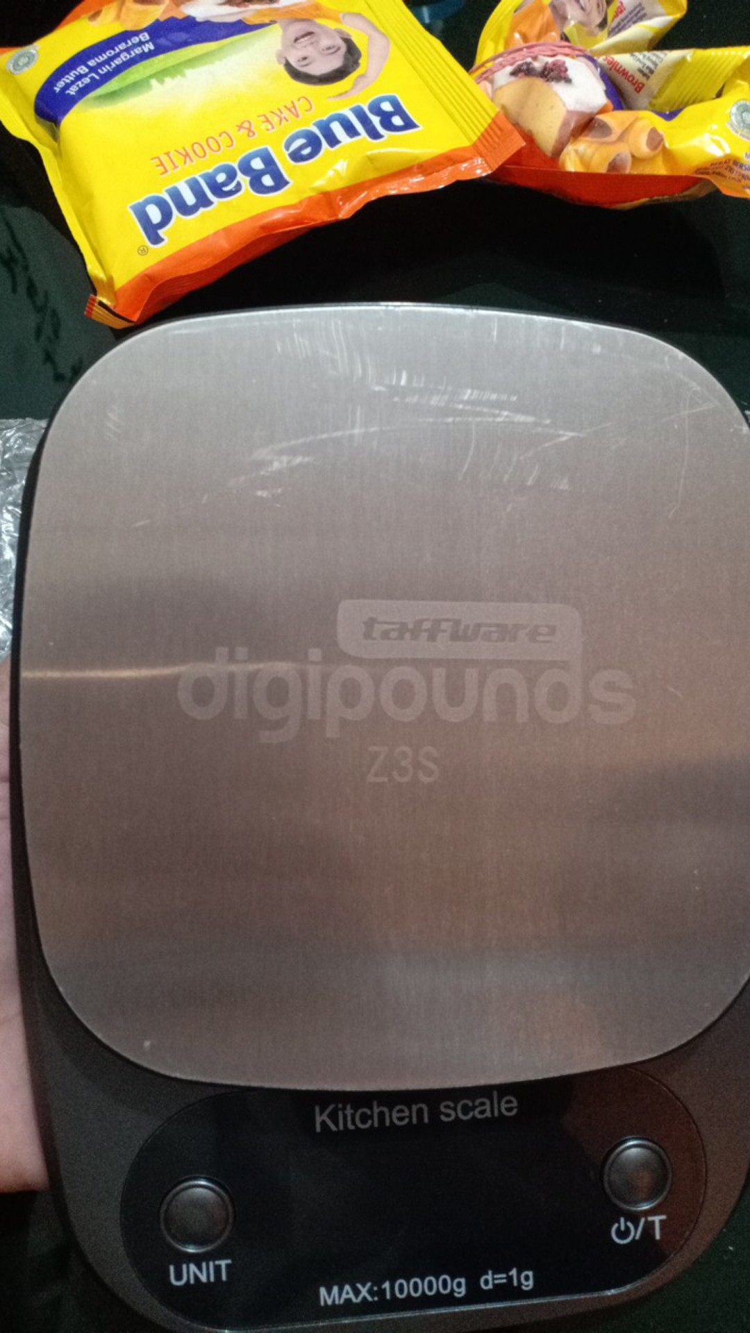 Taffware Digipounds Timbangan Dapur Digital Kitchen Scale 10kg 1g - Z3s