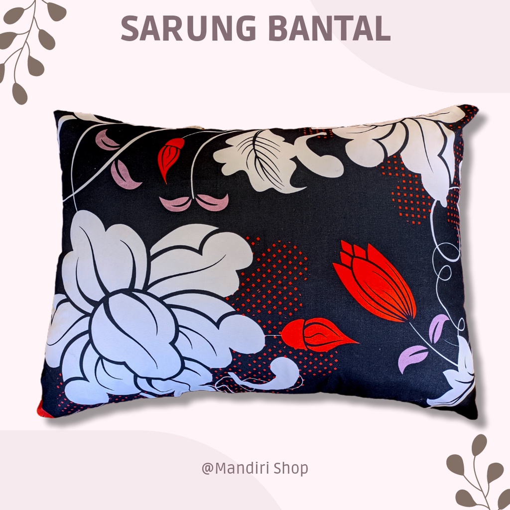 Sarung Bantal Resleting sarung guling  Pake Tali kain Mikrotex Halus dan Lembut