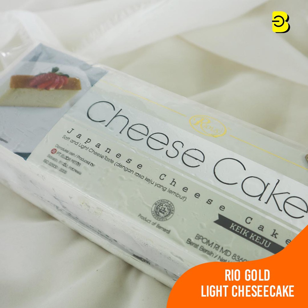 

RIO GOLD CAKE JAPANESE LIGHT CHEESECAKE MINI | RIOUS GOLD CAKE LIGHT CHEESECAKE BELIDIKITA BANDUNG