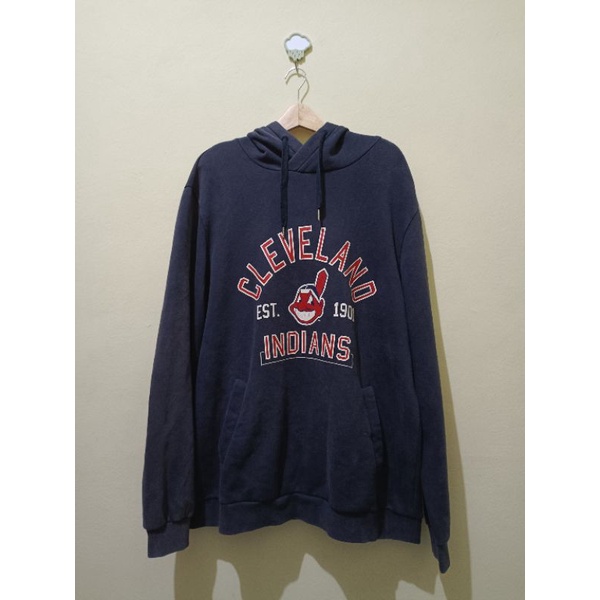 Hoodie Cleveland Indians Navy
