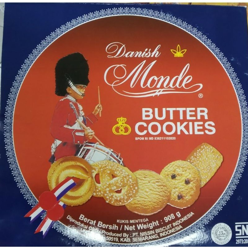 

Monde butter cookies 454g/klng