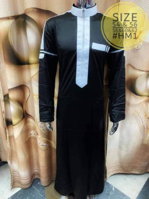 Jubah pria Daffa Al haromain import mesir original