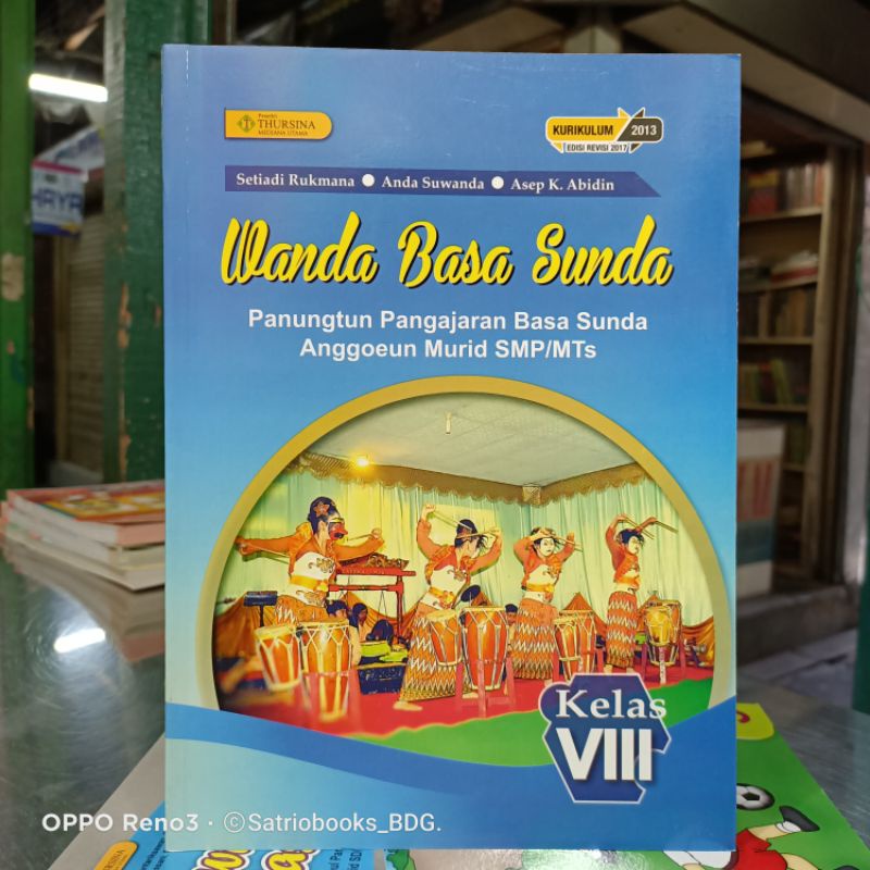 WANDA BASA SUNDA KELAS 8. EDISI REVISI 2017. CV. THURSINA. ORIGINAL Shopee Indonesia