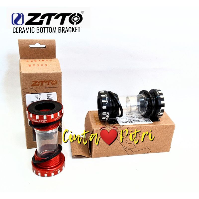 BB ZTTO CERAMIC HOLLOWTECH HT2 BOTTOM BRACKET SEPEDA LIPAT MTB ROADBIKE LONCER KERAMIK