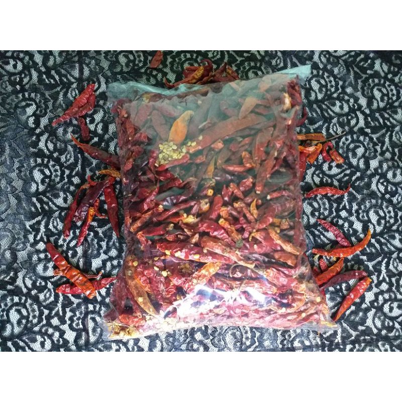 

CABE INDIA-CABE TEJA/CABE RAWIT KERING TANPA TANGKAI KEMASAN 500GR (GRADE A)