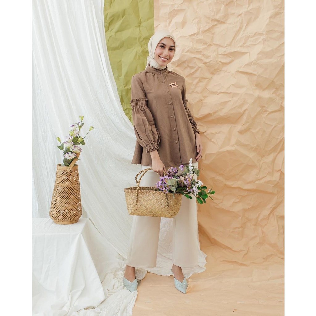 AURORA BLOUSE BY WEARING KLAMBY, BLOUSE LINEN