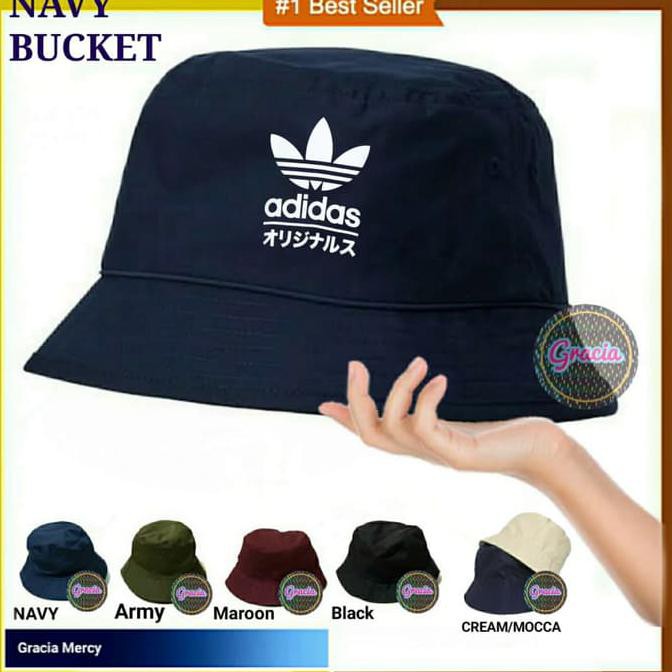 Topi Keren TOPI PRIA ADIDAS JAPAN - BUCKET HAT - A1 MURAH