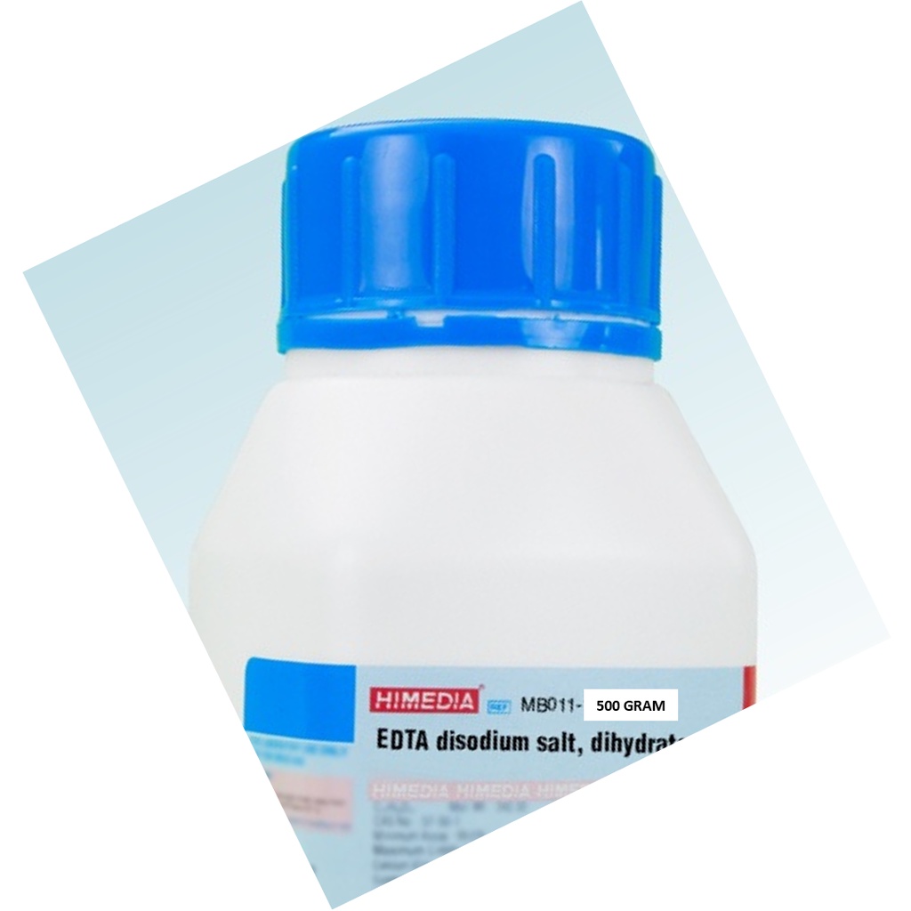 NaEDTA 500 Gram, Microbiology Grade #komponen buffer TAE #Natrium EDTA #chelating agent MB011 HIMEDI