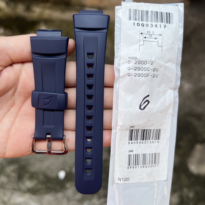 Strap tali jam tangan casio g-shock original G-2900 G-2900C G-2900F 2A band G 2900 G 2900C G 2900F