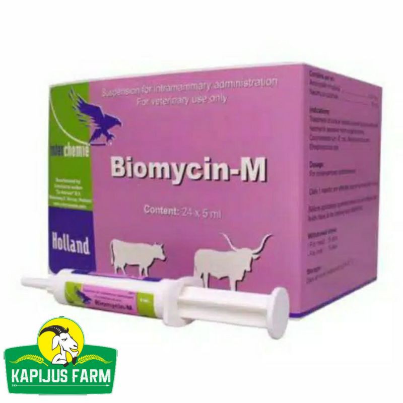 Biomycin M Obat Mastitis Radang Ambing Sapi Dan Kambing Shopee Indonesia