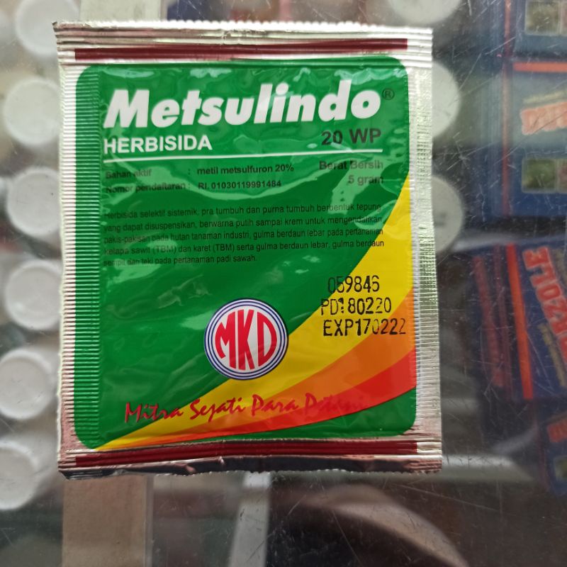 HERBISIDA METSULINDO 20 WP 5 GRAM PENGENDALI RUMPUT LEBAR