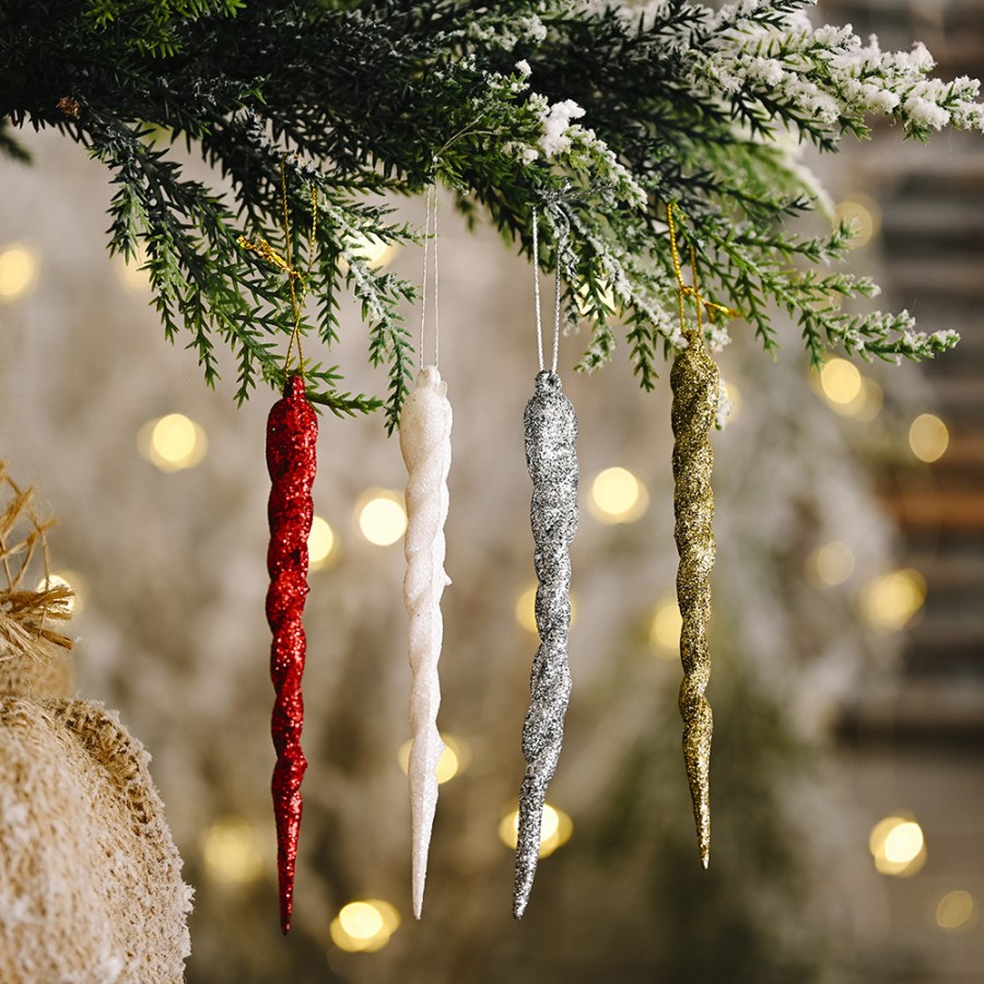 XIBP isi 5 ice bar pendant es ornamen dekorasi pohon natal xmass