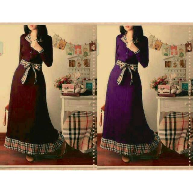 Burberry Combine Shirt Cosmo Dress + Belt