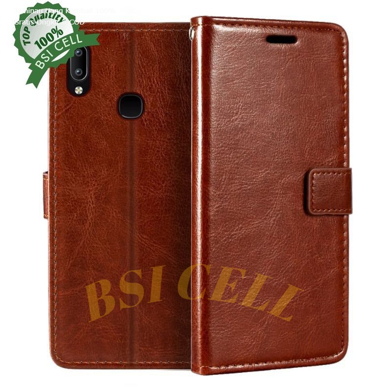 Asus Zenfon Max pro M1(ZB601KL/ZB602KL/X00TD) LEATHER CASE SARUNG HP DOMPET KULIT FLIP COVER CASE