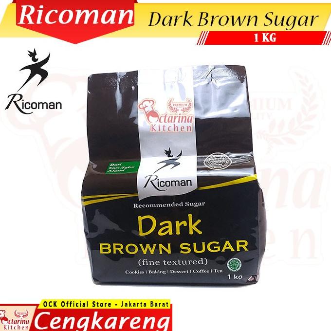 

Diskon RICOMAN Dark Brown Sugar 1 Kg - Halal - Gula Ricoman 1Kg Diskon