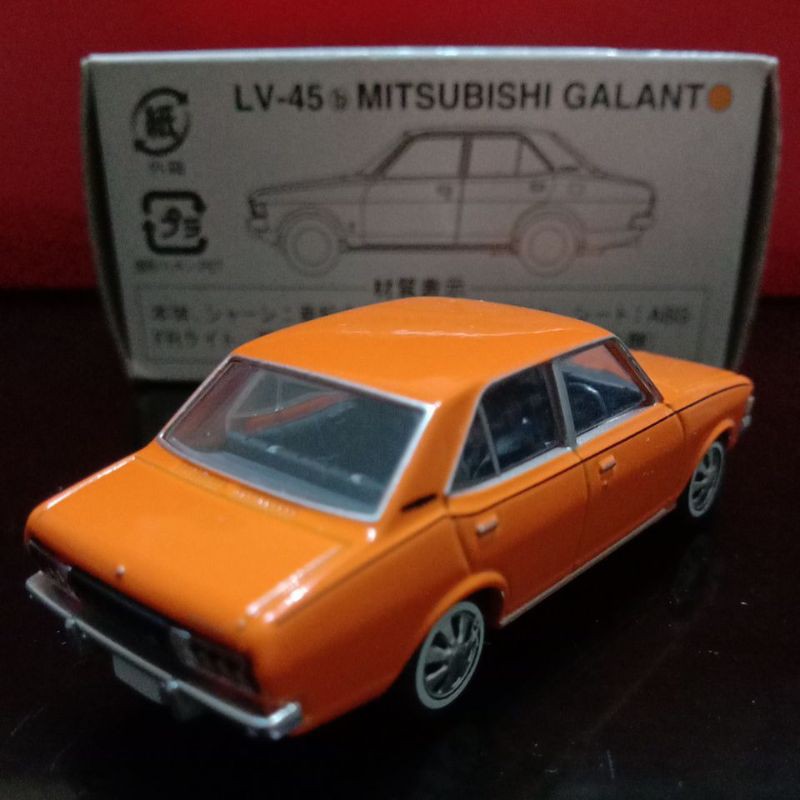 orange TOMICA LIMITED Vintage LV-45b 1/64 Mitsubishi Galant AII GS 