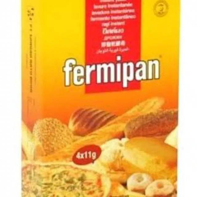 

Ragi Yeast Ragi Kering Fermipan Brown 4x11 gr