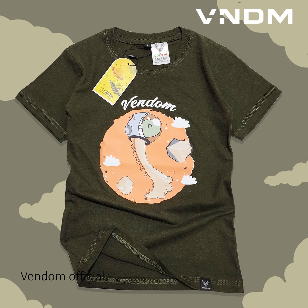 kaos anak / kaos anak laki laki &amp; perempuan / kaos anak kekinian / baju kaos anak premium tulisan sablon vendom usia 1-12 tahun