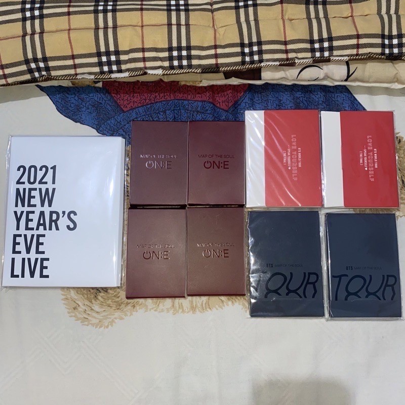 [READY] OUTBOX / ENVELOPE ONLY BTS NYEL POSTCARD, CARD TICKET MOTS ONE, MINI PC SYS THE FINAL MOTS