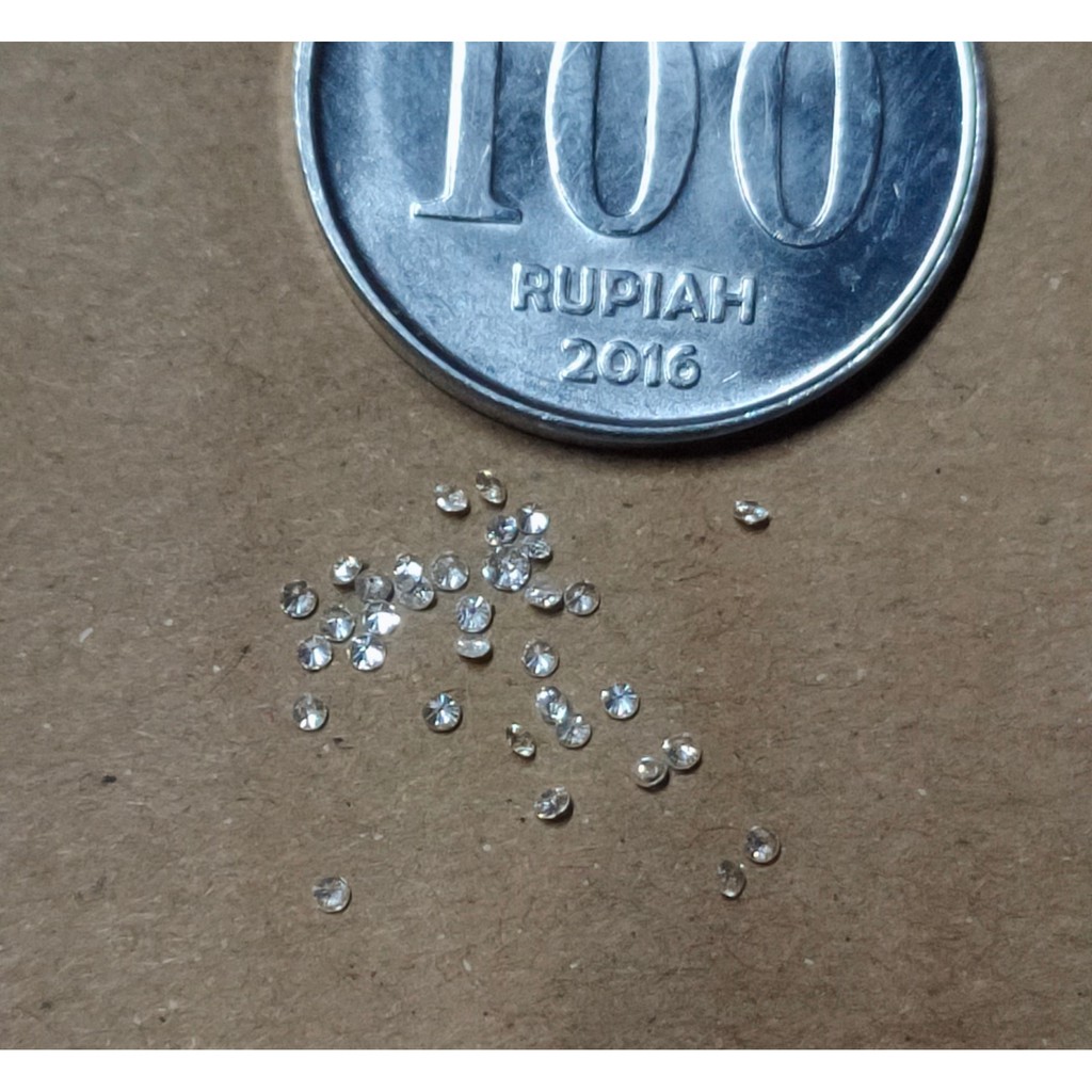 Berlian eropa putih ecer luster top gugur 110