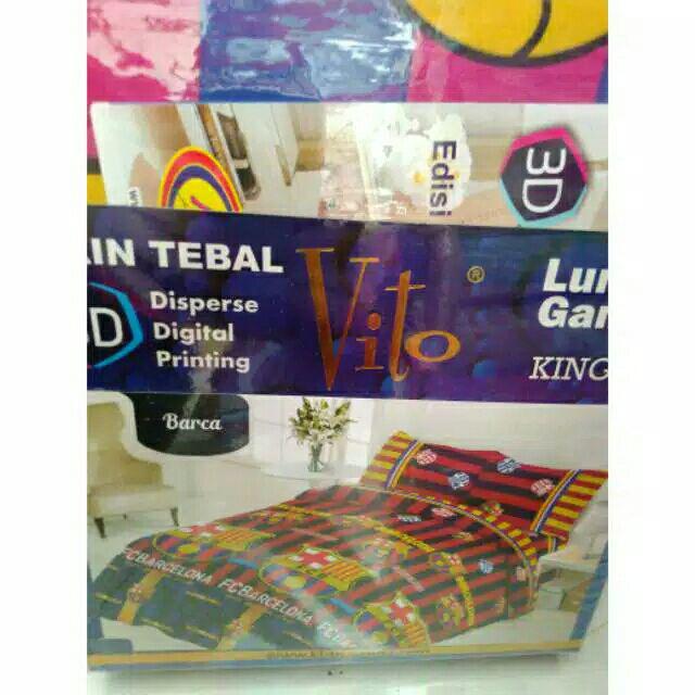 Sprei Vito 180 Motif Barca Gratis 1 Handuk Tanggung