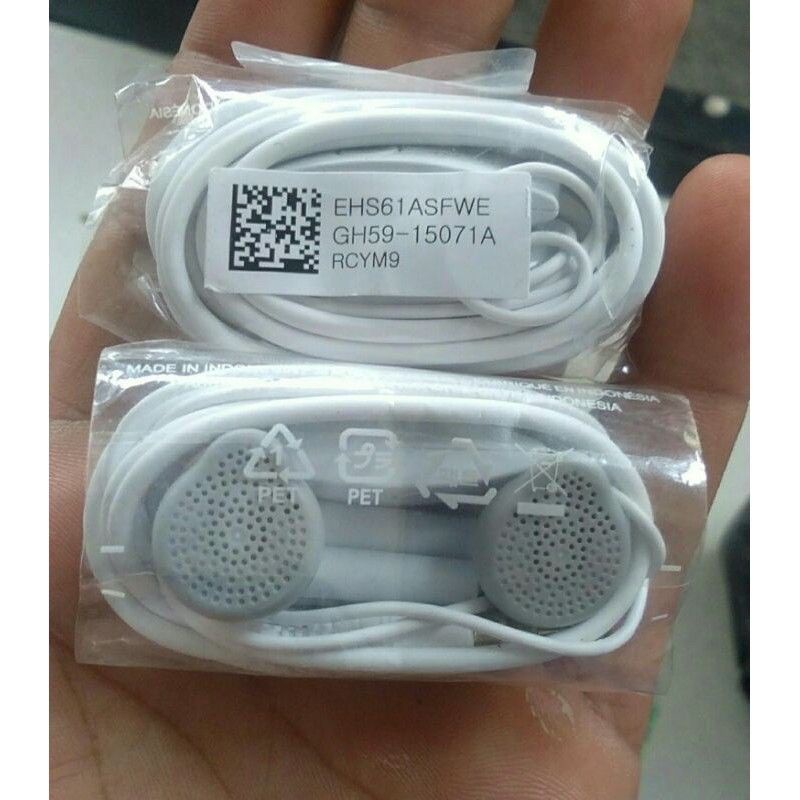 HF HEADSET CABUTAN SAMSUNG MADE IN INDONESIA ORIGiNAL 100%