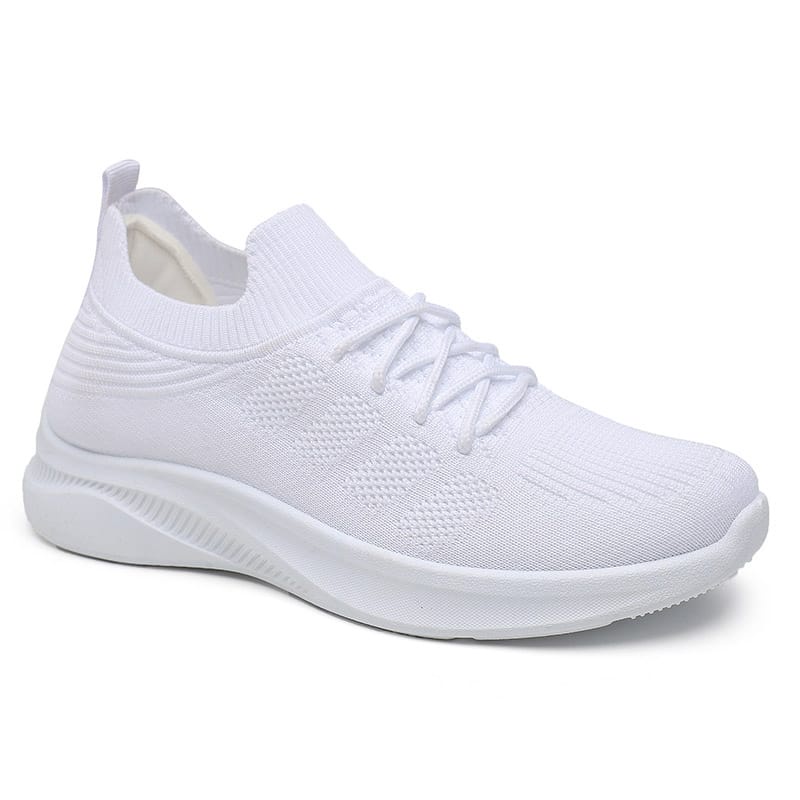 Sepatu Sneakers  Putih Wanita Sport Shoes Canvas Cewek Sepatu Olahraga - 101-P