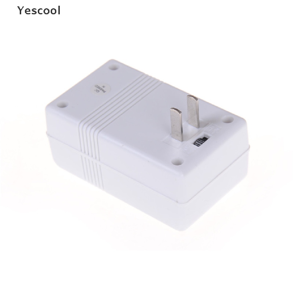 Yescool Adapter Konverter Step Up / down Tegangan 110v Ke 220v 100w Untuk Travel