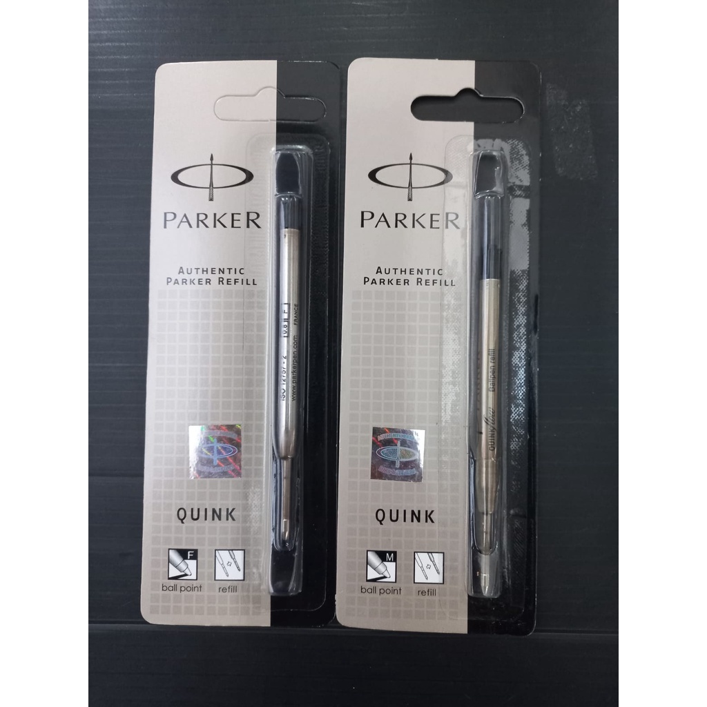 

Refill PARKER BALL POINT F dan M Black Original / Refill Ballpoint Parker Hitam