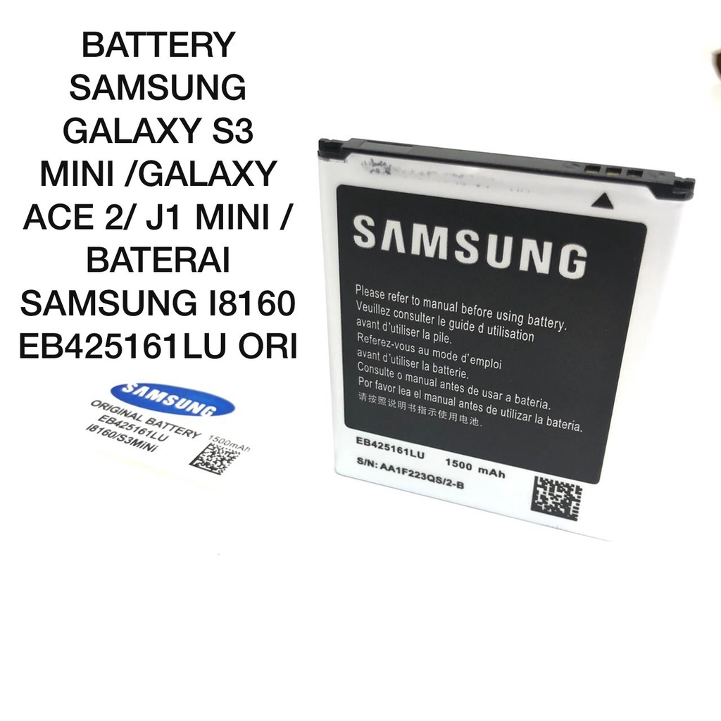 Baterai Original Samsung I8160 / Galaxy Ace 2 / galaxy S3 mini non pack