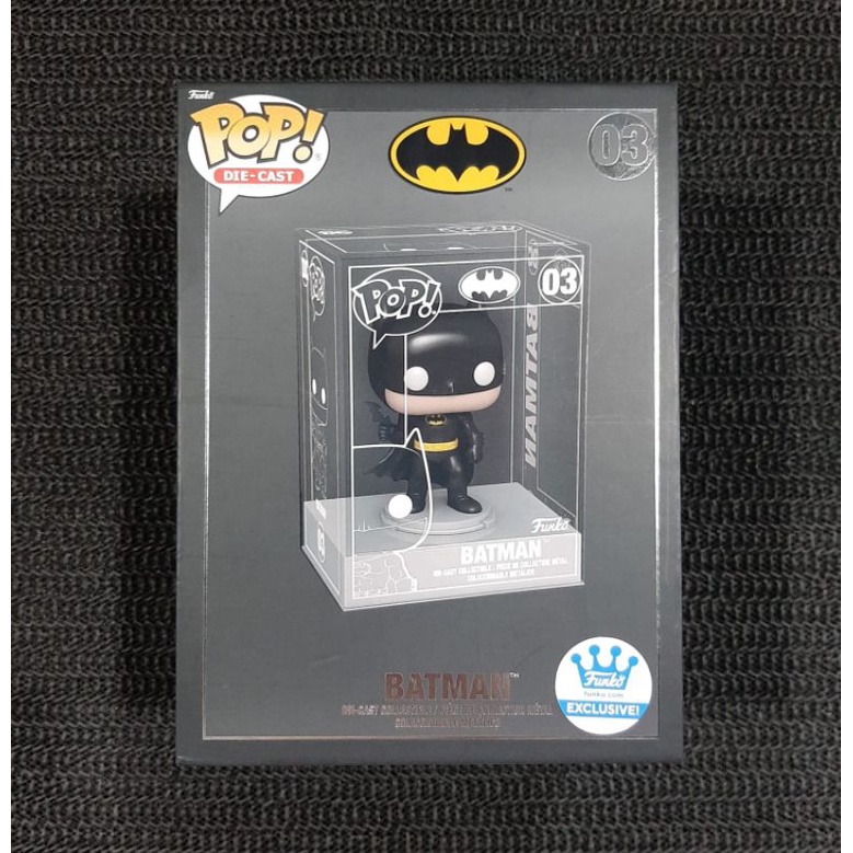 Funko Pop BATMAN : BATMAN (DIE-CAST) #03 (Funko Shop Exclusive)