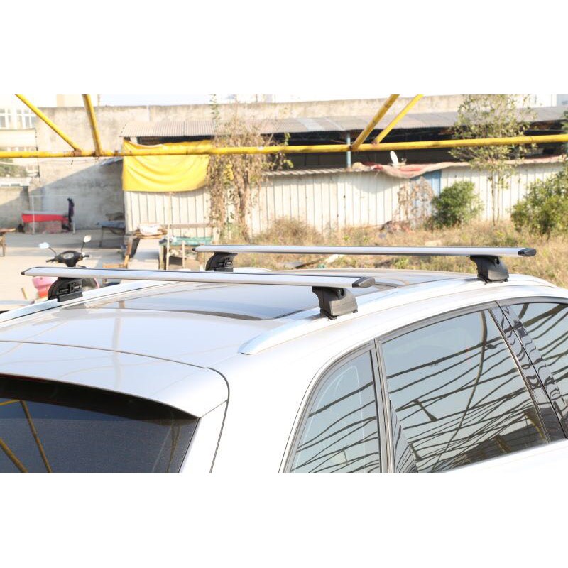 Cross Bar / Kaki Rak PREMIUM Model Jepit Roof Rail Nempel Body (Otorack -  All New Pajero 2016. Outlander. All New Fortuner 2016. Dll)